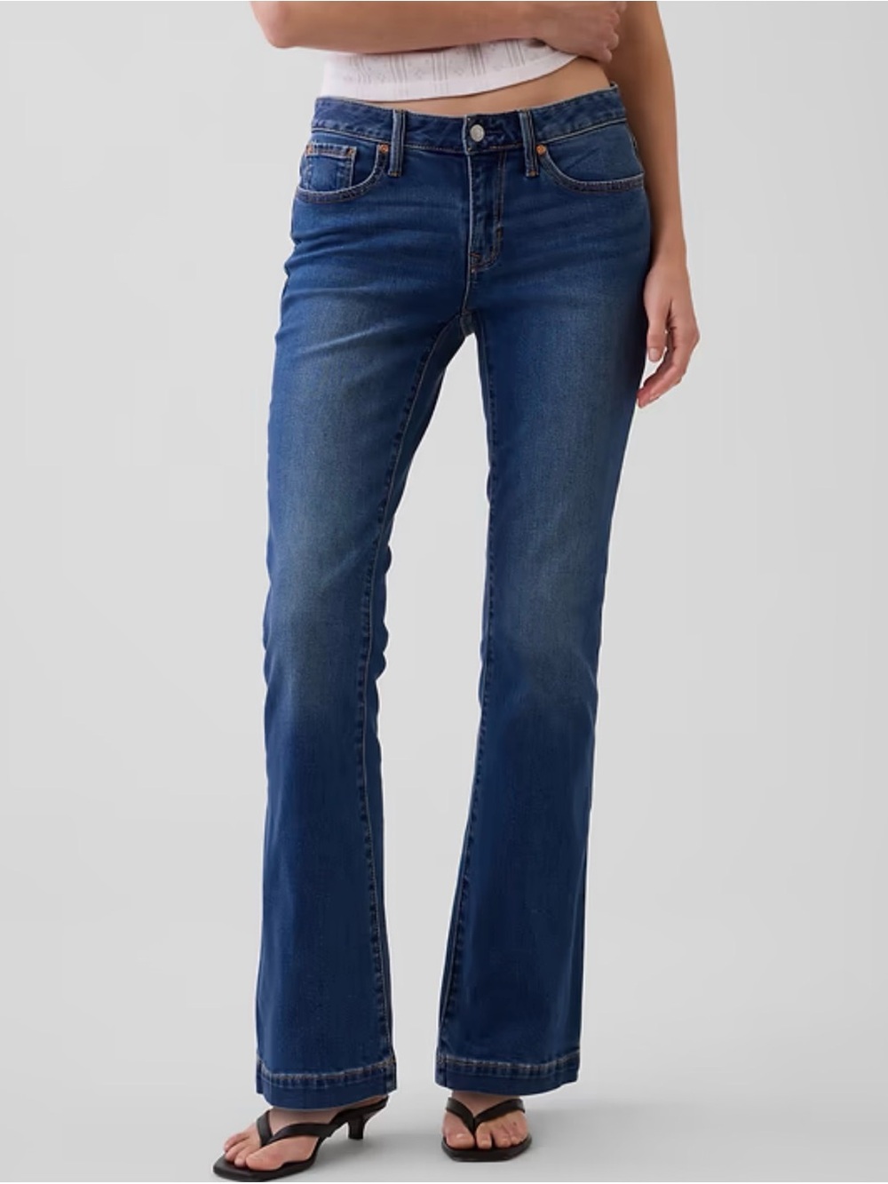 GAP Women's Dark Blue Flare Jeans